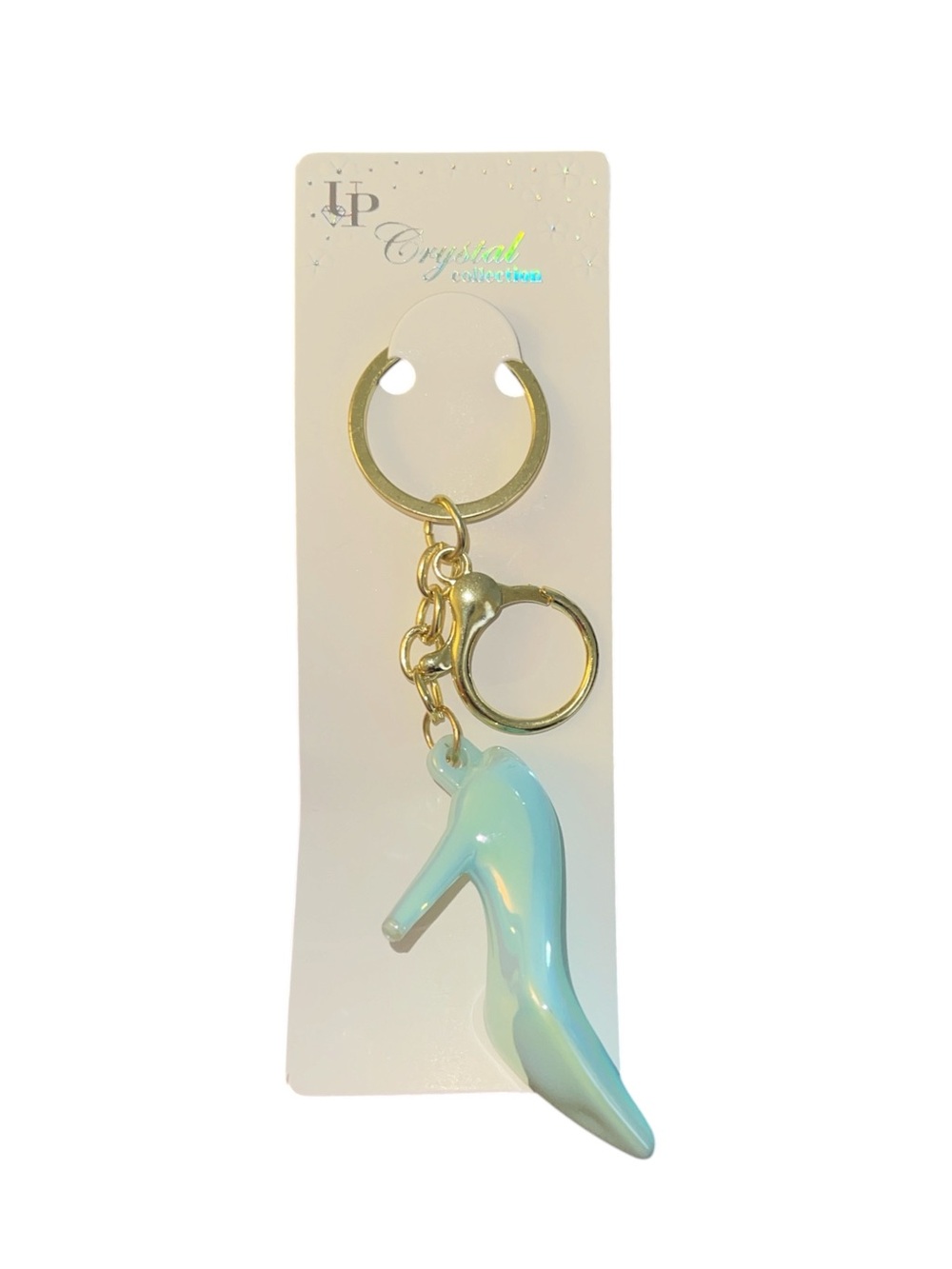 TIFFANY BLUE 3D HIGH HEEL SHOE BAG CHARM KEYCHAIN